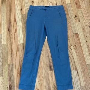 ATM Anthony Thomas Melillo Women’s Chambray Chino Blue Ankle Straight Pants sz 8